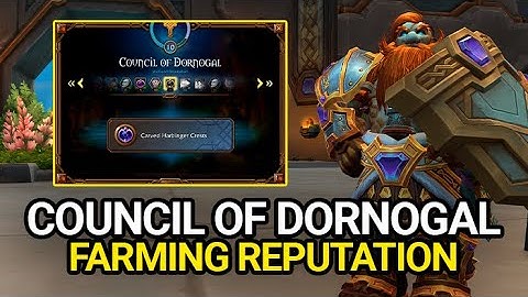 How To Farm Council of Dornogal Renown - Guide | The War Within