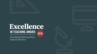 Excellence in Teaching Award 2016