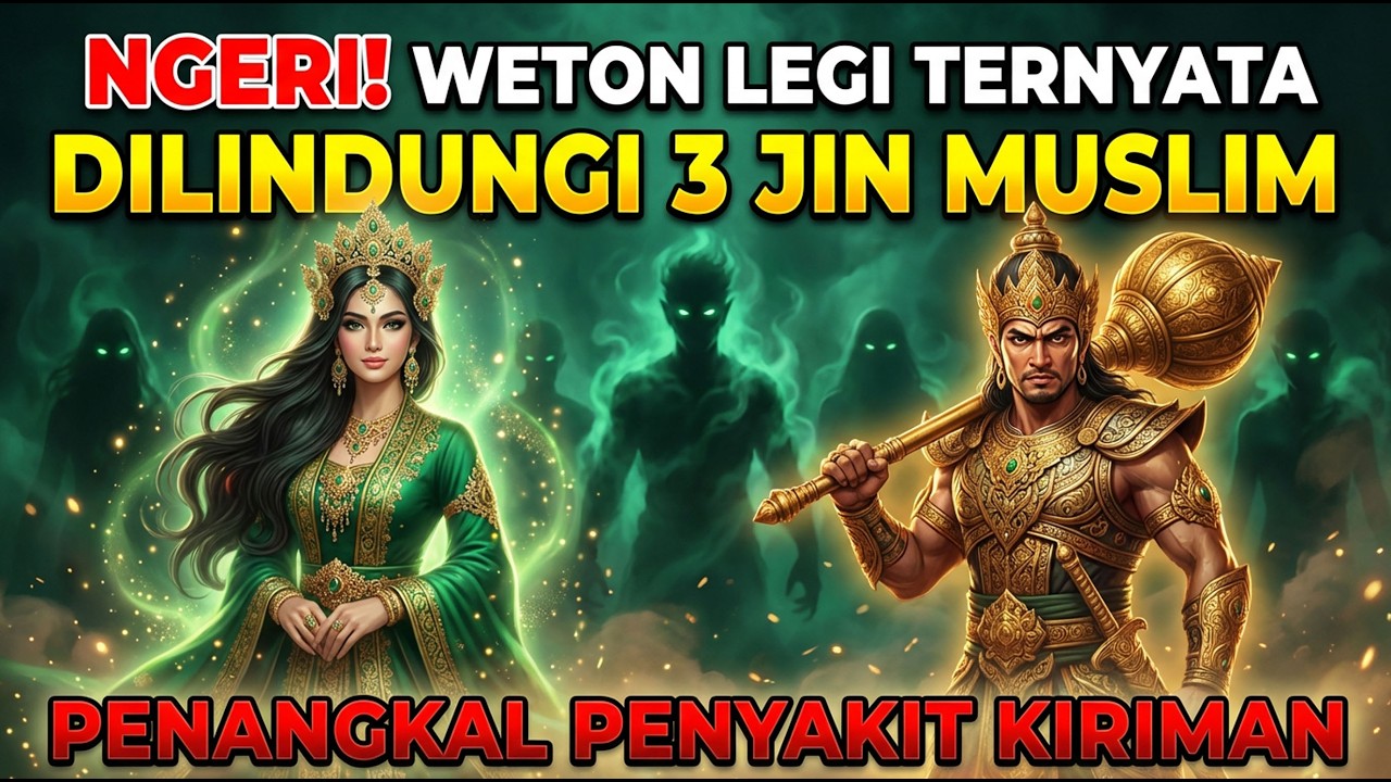 NGERI...!!!❗3 JIN MUSLIM Penjaga WETON LEGI❗Penangkal PENYAKIT Kiriman