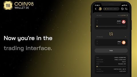 How to use Coin98 Wallet to swap tokens on Pangolin Exchange
