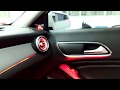 Mercedes GLA 12 colors ambient light led air vent B&O Design Tweeter