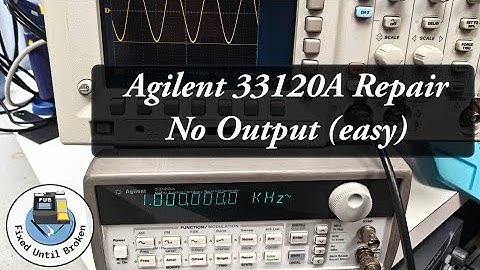 Agilent 33120A Repair - No Output.