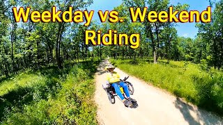 Weekday vs  Weekend Riding | Recumbent Trikes