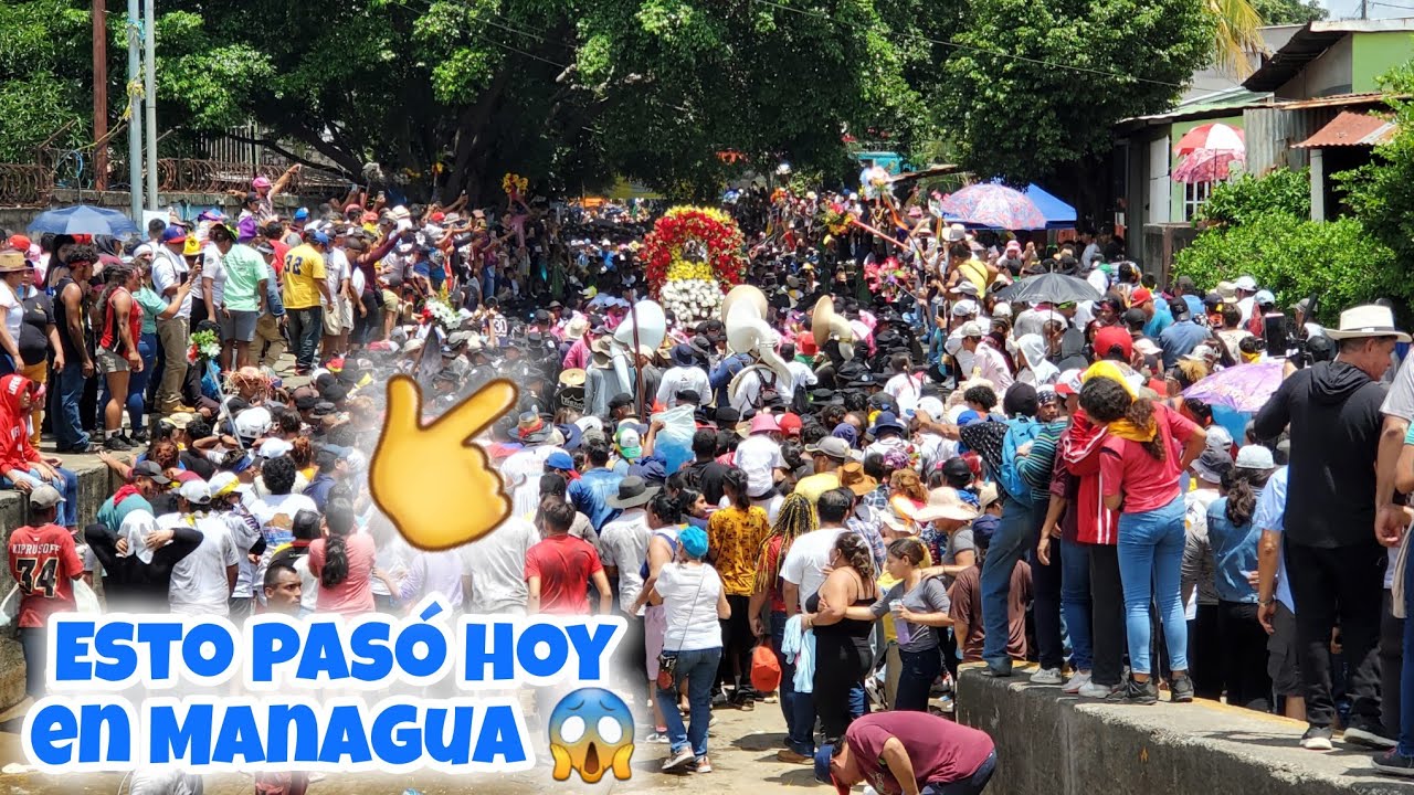 #Viral SANTO DOMINGO DE GUZMÁN se despide de Managua en la Subida a las Sierritas  #patronales #2024
