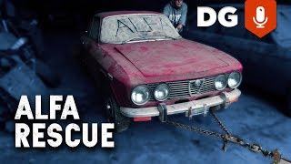 Alfa Rescue Specialists in a Bomb Shelter Full Of Movie Cars Alfa Rescue Specialists in a Bomb Shelter Full Of Movie Cars