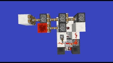 Flush Horizontal Triple Piston Extender Flush From 3 Sides! | Minecraft