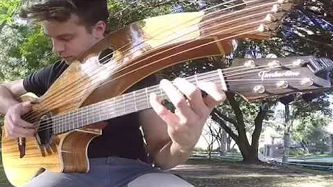 Dust In The Wind - Kansas - Harp Guitar Cover (New...