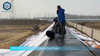 BPM Geosynthetics for Oxidation Pond Project