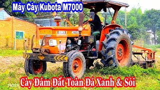 Gặp Được Máy Cày Kubota M7000 Đang Cày Đám Đất Gần Nhà Toàn Đá Xanh Với Sỏi Đỏ,Máy Cày TN screenshot 4