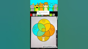 Digital Sprunki but Sprunked Color Mixing 😍 #sprunki #procreate #sprunked #colourmixing #incredibox