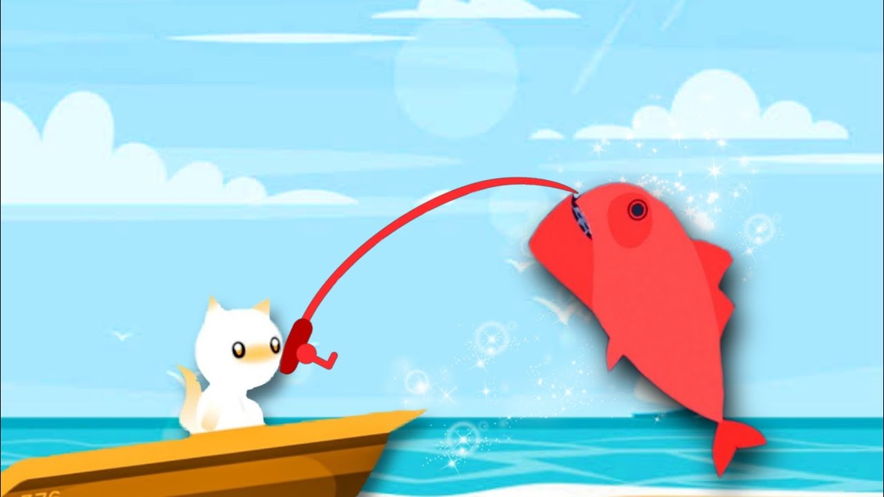 Biggest Fish In Cat Goes Fishing Catching a RARE Giant RED Fish - Cat Goes Fishing Part - 2 - YouTube