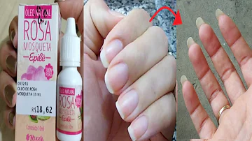 Como usar o óleo de rosa mosqueta nas unhas?