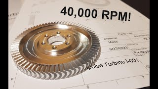 This turbine spins at 40,000 RPM!
