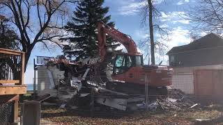 Cottage Demolition in Wasaga Beach Ontario! #demolition #excavator by Demolition Man Mike 123 views 5 months ago 8 minutes, 19 seconds