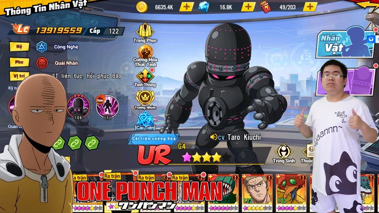 Outline Video One Punch Man: The Strongest #281 UR G4 P6 | Nguyen Viet Xuan
