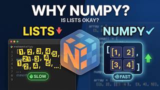 Why do we need numpy in Python why not just use lists instead 