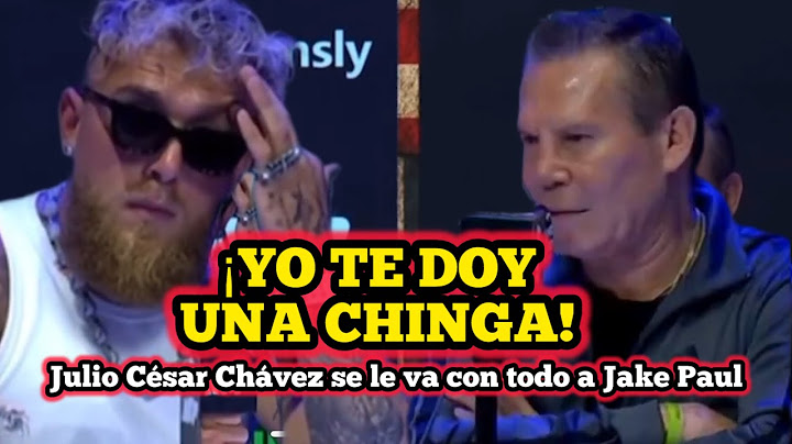 🔥Julio César Chávez EXPLOTÓ contra Jake Paul