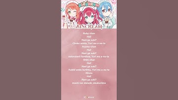 Thumbnail of Ai♡Scream - AiScReam | lyrics #aiscream #lyrics #music #jepang #trending #ruby #shorts #ayumu #shiki