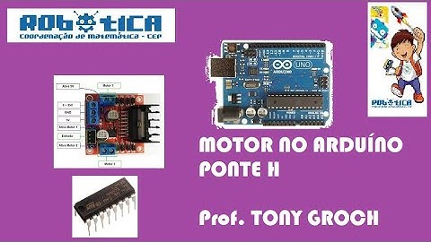 MOTORES NO ARDUÍNO - Ponte H #arduíno #tinkercad #funções
