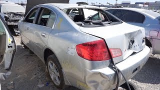 Hunting For Totaled G35S In The Junkyard