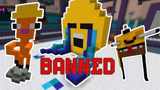 Minecraft Build Battle until we're banned...