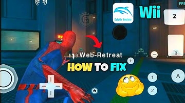 How to web retreat in amazing spider man wii game using Dolphin emulator