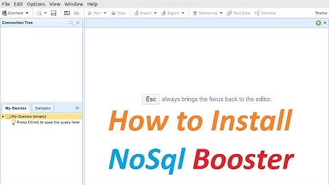 How to install NoSql booster on windows