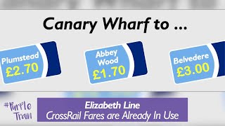 Crossrail Fares are already In Use