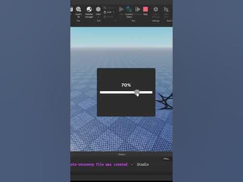 Roblox slider GUI example - YouTube