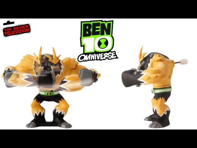 Ben 10 Omniverse Shocksquatch Mechanized Figure Toy Review Unboxing, Bandai