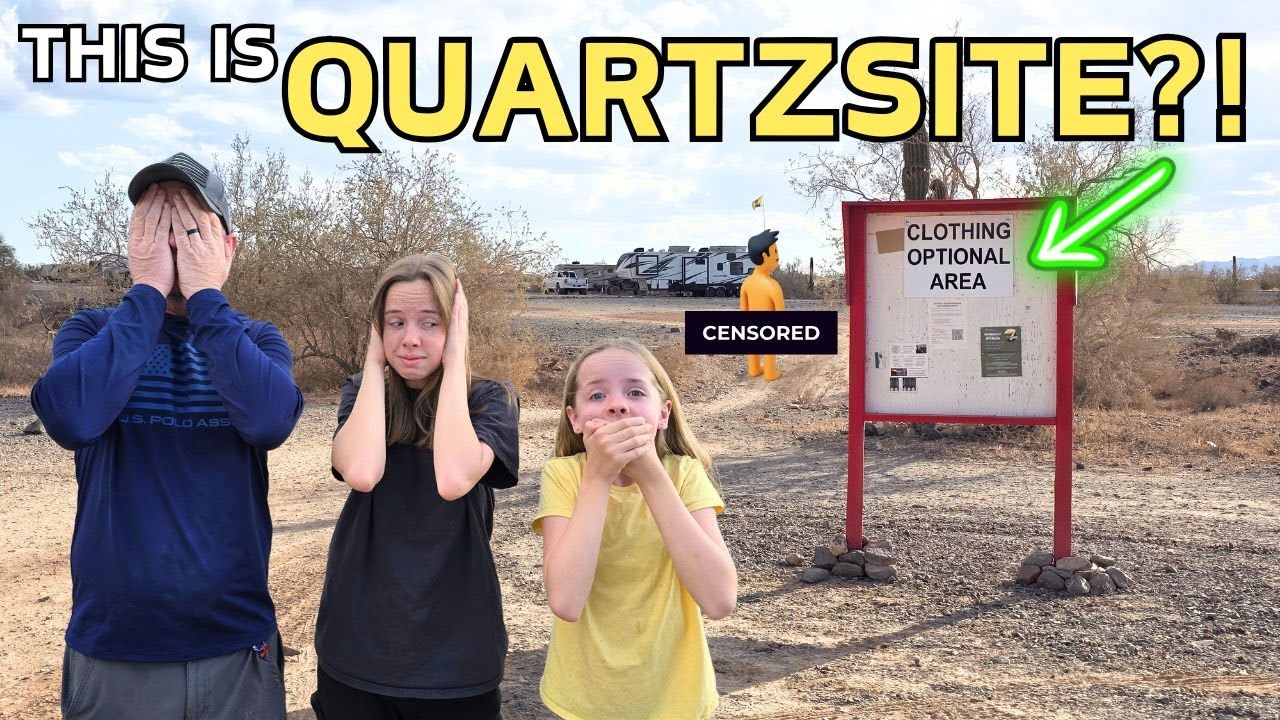 Жизнь в автодоме в Кварцсайте, Аризона: то, о чем вам никто не расскажет!