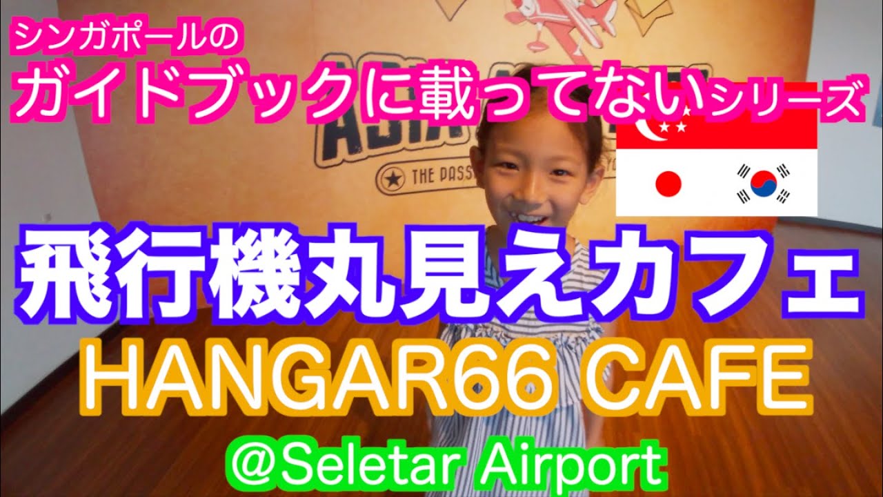 シンガポール現地観光情報 ガイドブックに載っていないシリーズ 飛行機丸見えカフェ編 Cafe With Airplane View In Singapore Seletar Airport Youtube