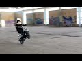 Riding tuned scooter  aerox motor  bws frame