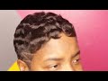 How to Curl Short Hair (Soft Fingerwaves)