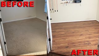 HOW TO INSTALL HARDWOOD FLOORS OVER CARPET