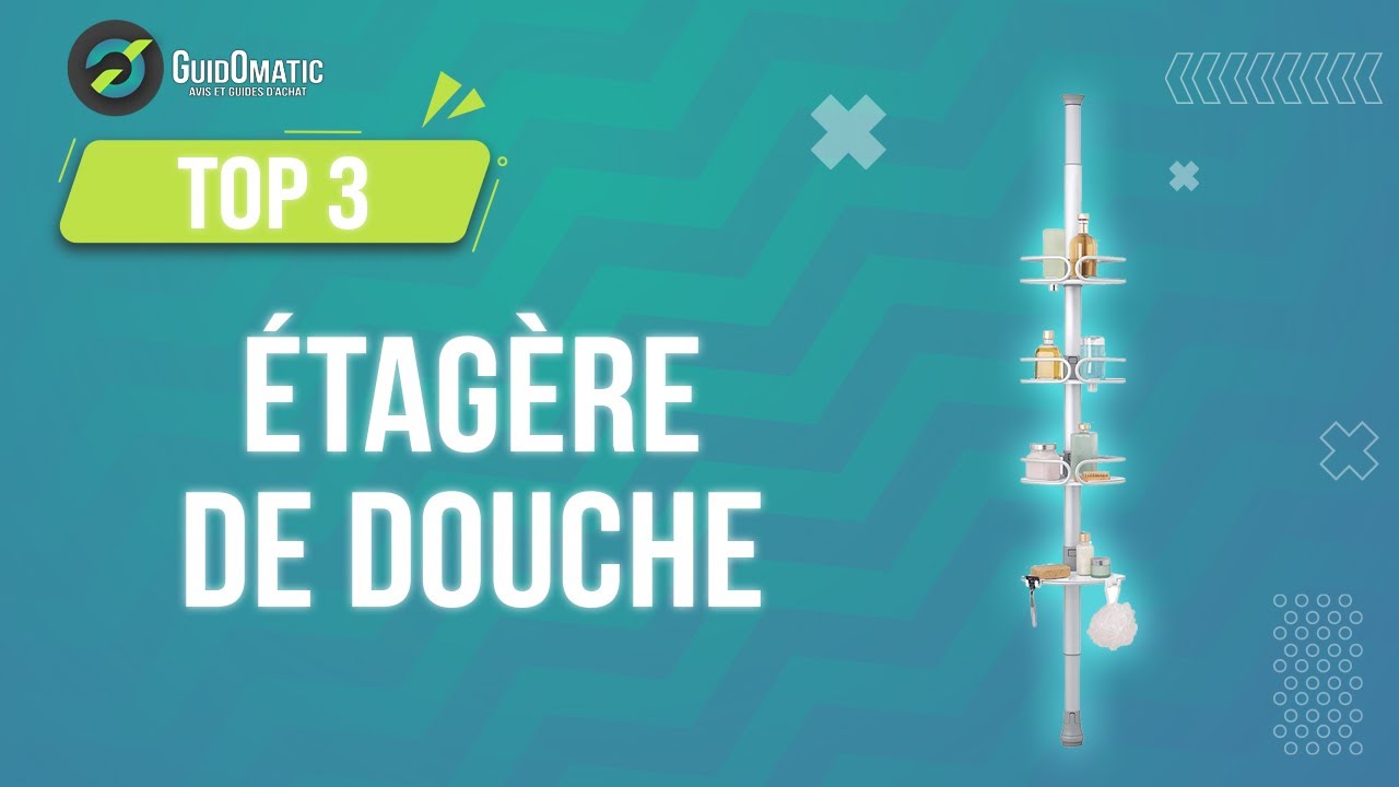 ⭐️ TOP 3 : ETAGERE DE DOUCHE 2023 