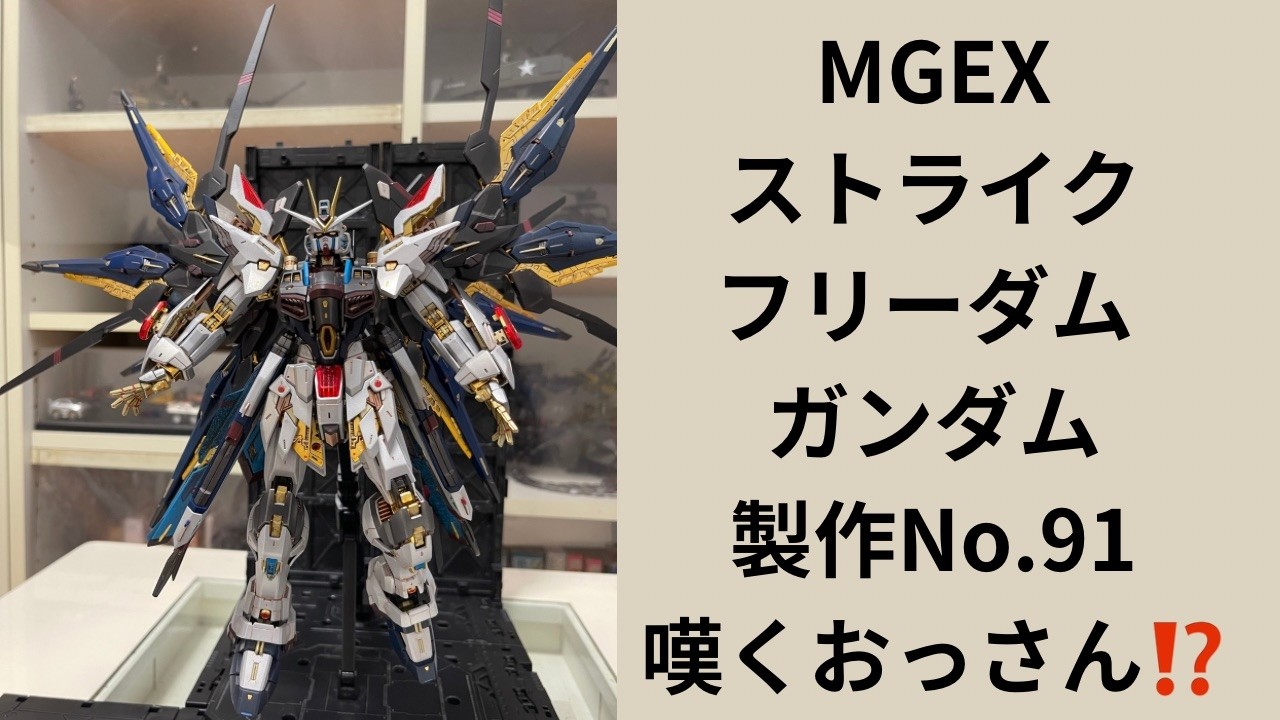 ガンプラ】MGEXストライク フリーダム ガンダム製作No.91です🫢 - YouTube