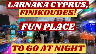 LARNAKA FINIKOUDES WALK AT NIGHT #4| LARNAKA CYPRUS _ ЛАРНАКА ФИНИКУДЕС ПРОГУЛКА НОЧЬЮ #4| ЛАРНАКА