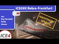 Führerstandsmitfahrt [Nachtfahrt] Bebra-Frankfurt *ICE699* (ICE4 II BR412)