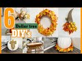 6 MANUALIDADES para otoño/dollar tree fall diy