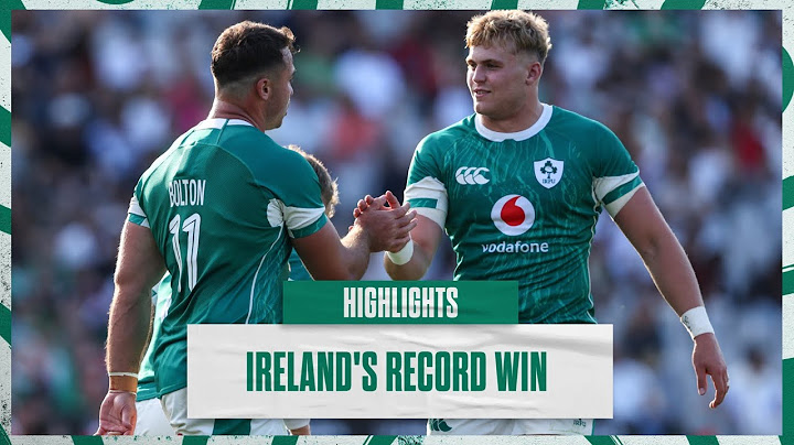Summer Tour Highlights: Portugal v Ireland
