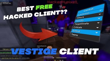 hacking on hypixel skywars w/ Vestige Client | Best free hypixel client (Smooth)