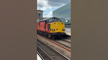 🧡  Harry Needle Class 37 🧡  #Exeter #Class37 #diesel #heritage #railway #trains #devon #HNRC #37607