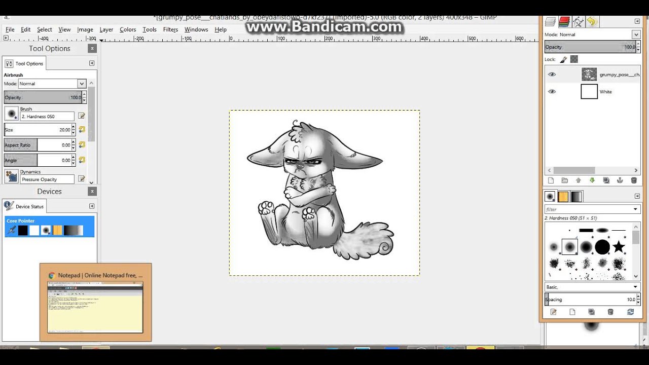 Gimp tutorial! How to color line art c: - YouTube