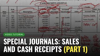 Special Journals: Sales and Cash Receipts (Part 1) | CK Accts