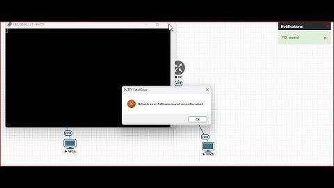 how to fix putty network error: connection refused problem SOLVED