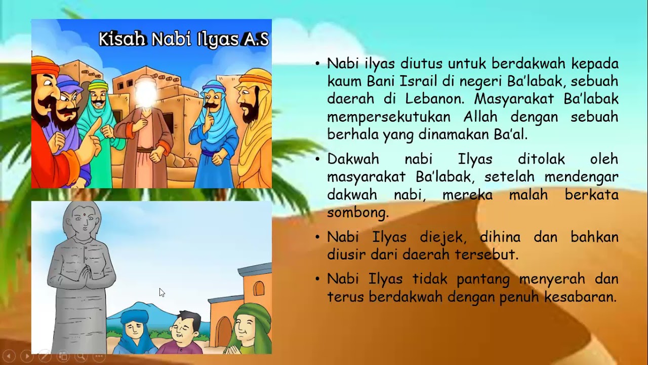 Kisah Nabi Ilyas Ilyasa I Youtube