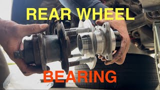 Toyota Corolla rear wheel bearing replacement