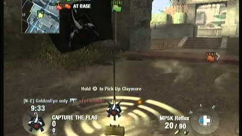 Black Ops epic claymore mine kill
