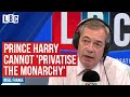 Prince Harry cannot 'privatise the monarchy,' 'disgusted' Royal Marine tells Nigel Farage